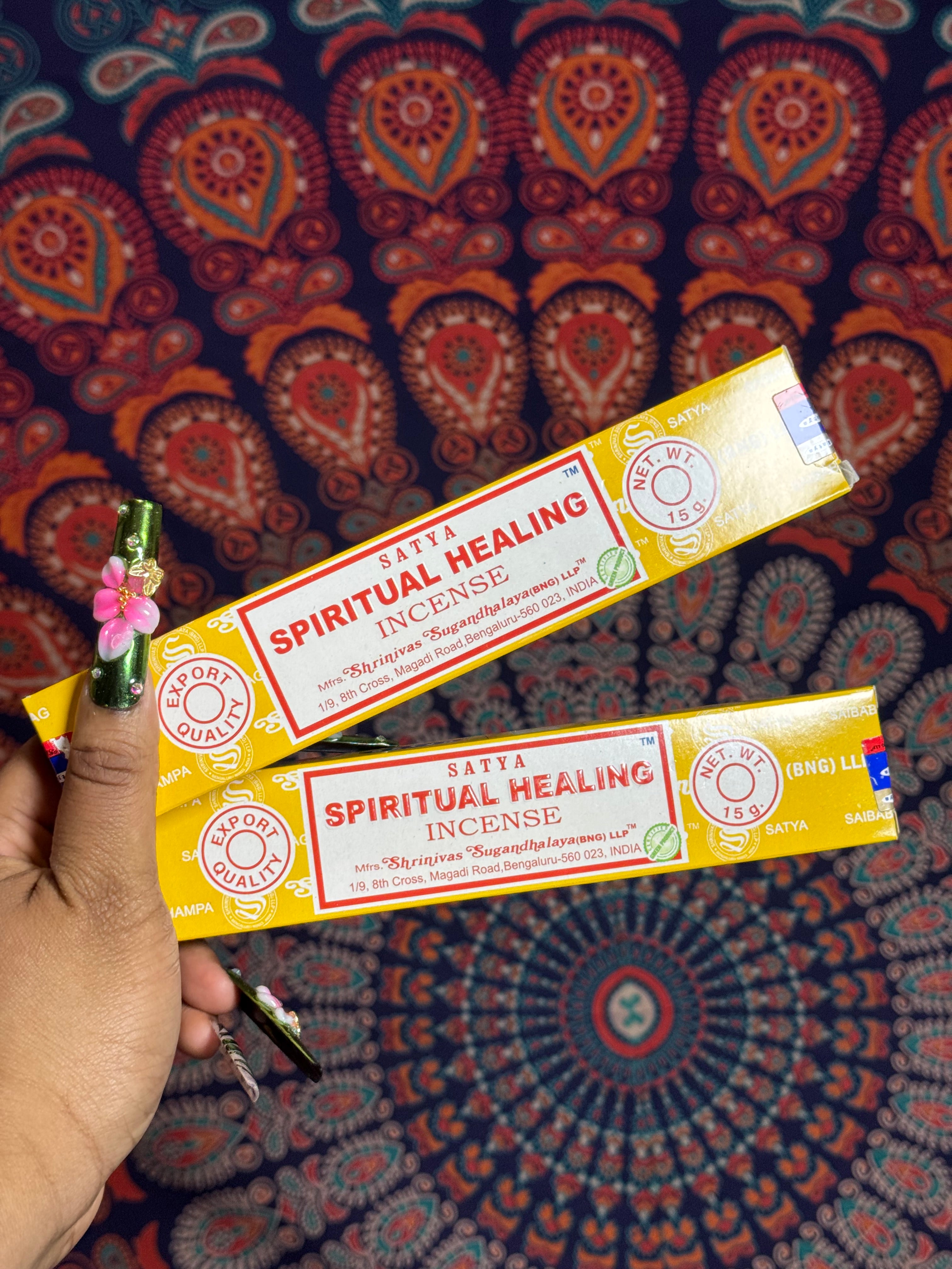 Satya - Bâtons d'encens guérison spirituelle (15 g)