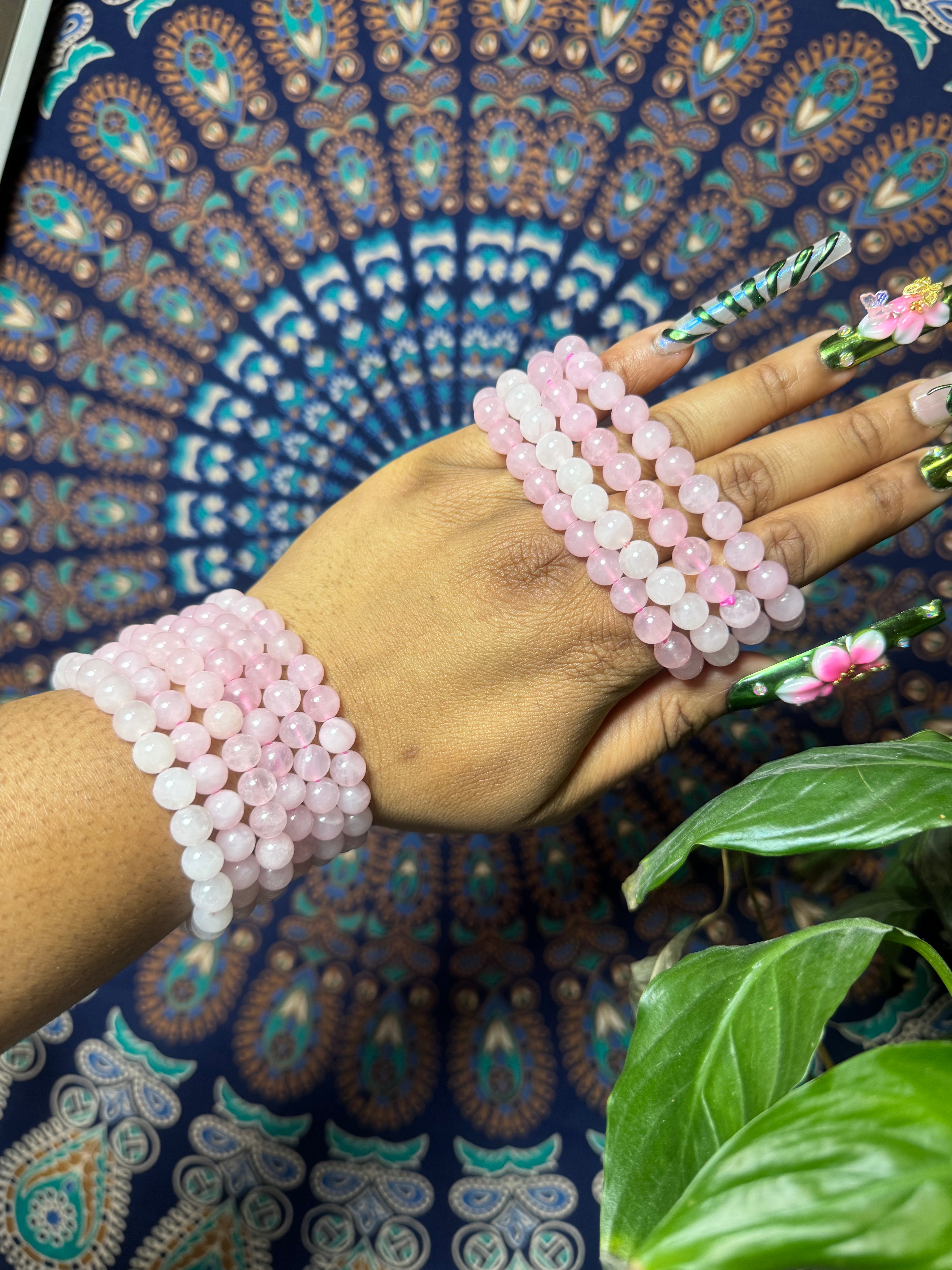 Bracelet Quartz Rose – Amour Inconditionnel & Douceur du Cœur