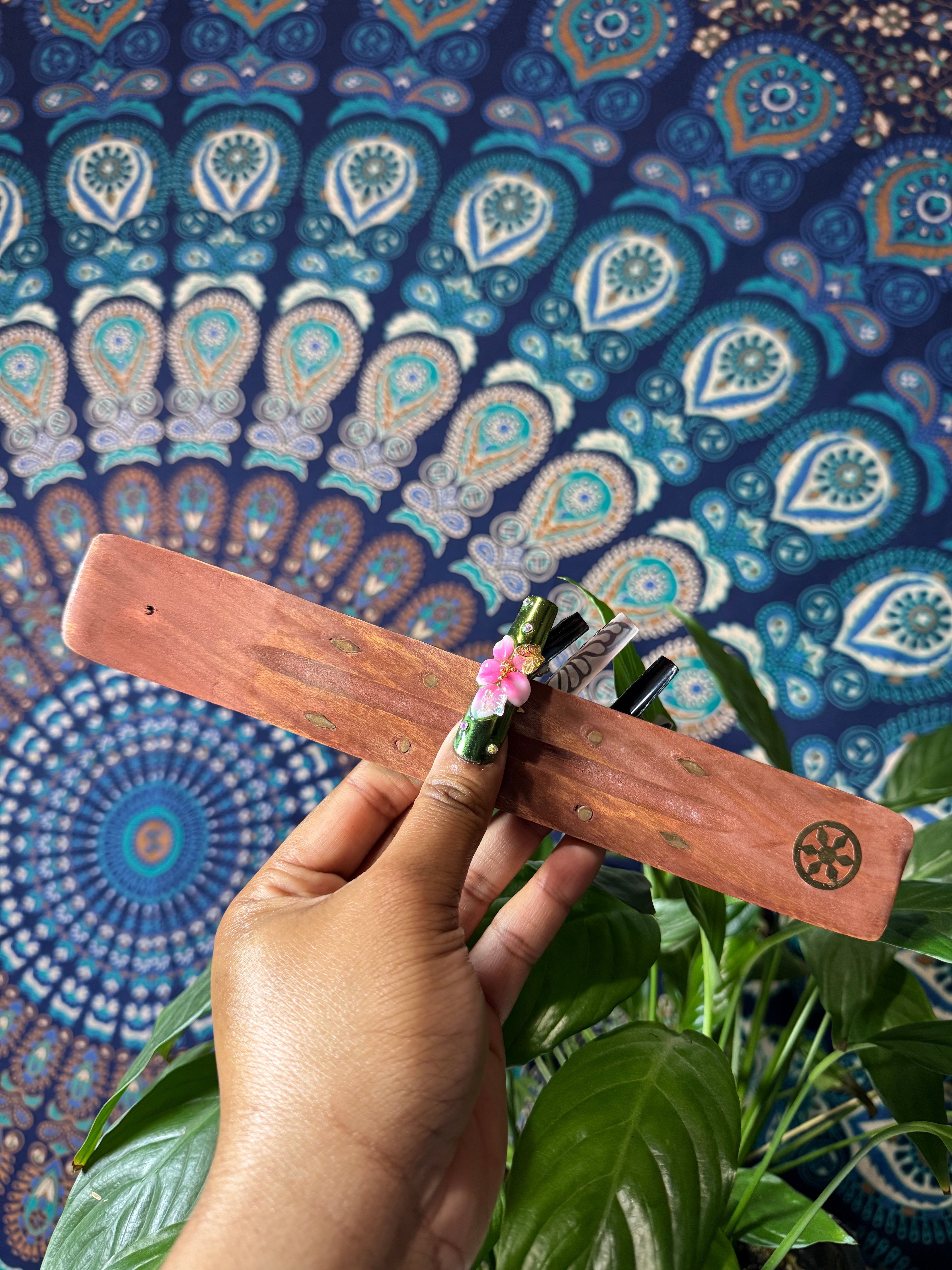Porte-Cendres en Bois pour Encens